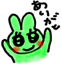 hiroshima rabbit sticker #8603111