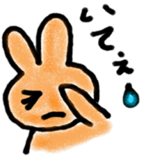 hiroshima rabbit sticker #8603130