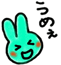 hiroshima rabbit sticker #8603136