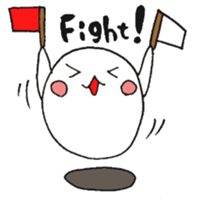 white ball and cat sticker #8603418