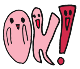 white ball and cat sticker #8603432