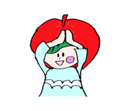 an apple sticker #8603693