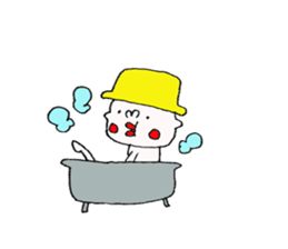 yellow hat boy2. sticker #8603716