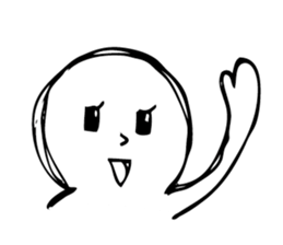 Mr. eyelashes sticker #8603862