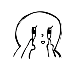 Mr. eyelashes sticker #8603869