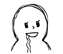 Mr. eyelashes sticker #8603871