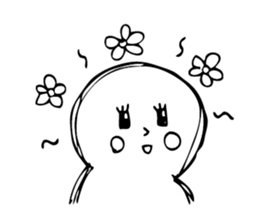 Mr. eyelashes sticker #8603879