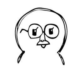 Mr. eyelashes sticker #8603884