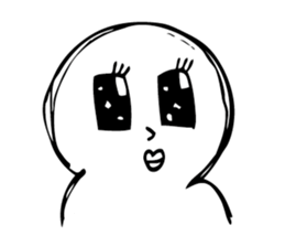 Mr. eyelashes sticker #8603892