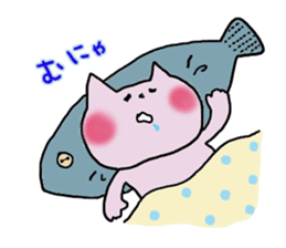 Surely usable pink cat2 sticker #8603997