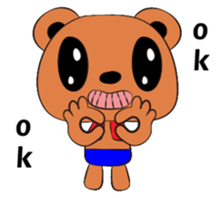 strange a bear sticker #8604207