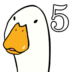 Mr. duck sticker part5