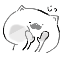 Higenyanko beard cat 2 sticker #8604464