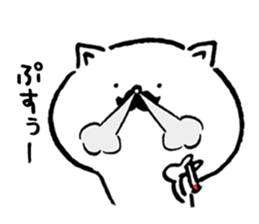 Higenyanko beard cat 2 sticker #8604479