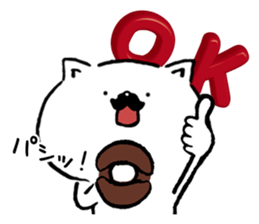 Higenyanko beard cat 2 sticker #8604487