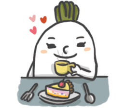 Radish Cai Cai 3 - Life sticker #8604717