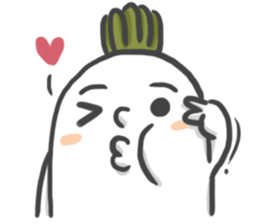 Radish Cai Cai 3 - Life sticker #8604725