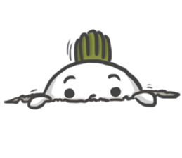 Radish Cai Cai 3 - Life sticker #8604727