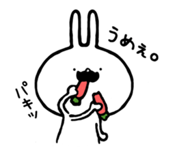 Rabbit of a mustache sticker #8604865