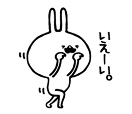 Rabbit of a mustache sticker #8604887