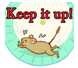 Cute Degus mouse ~Ver. English~ sticker #8605107