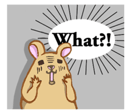 Cute Degus mouse ~Ver. English~ sticker #8605118