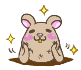 Cute Degus mouse ~Ver. English~ sticker #8605121