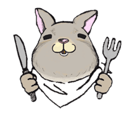 Cute Degus mouse ~Ver. English~ sticker #8605122