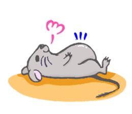 Cute Degus mouse ~Ver. English~ sticker #8605124