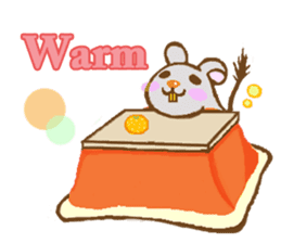 Cute Degus mouse ~Ver. English~ sticker #8605127