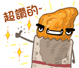 Taiwanese foods are friends sticker #8605262