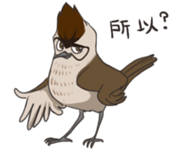 Taiwan birds sticker #8606622