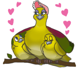 Taiwan birds sticker #8606624