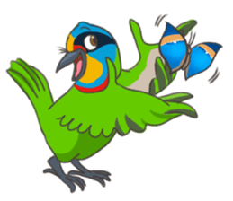 Taiwan birds sticker #8606627