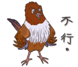 Taiwan birds sticker #8606640