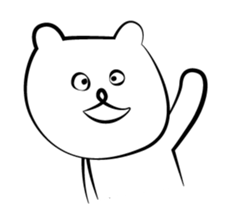 Cute white bears Vol.1 sticker #8606820