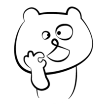 Cute white bears Vol.1 sticker #8606822