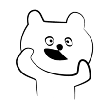 Cute white bears Vol.1 sticker #8606825