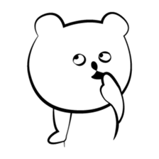 Cute white bears Vol.1 sticker #8606828