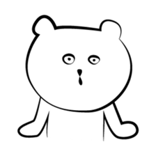 Cute white bears Vol.1 sticker #8606829