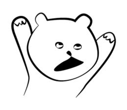 Cute white bears Vol.1 sticker #8606830