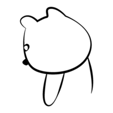 Cute white bears Vol.1 sticker #8606832