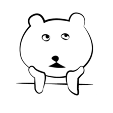 Cute white bears Vol.1 sticker #8606834
