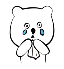 Cute white bears Vol.1 sticker #8606835