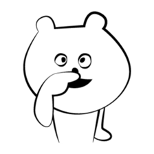Cute white bears Vol.1 sticker #8606836