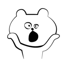 Cute white bears Vol.1 sticker #8606838