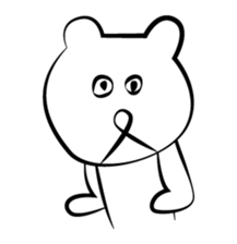 Cute white bears Vol.1 sticker #8606839