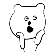 Cute white bears Vol.1 sticker #8606841