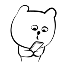 Cute white bears Vol.1 sticker #8606842