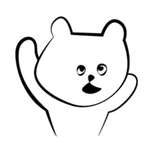 Cute white bears Vol.1 sticker #8606844